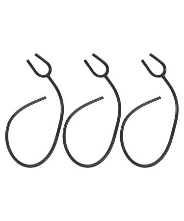 SOLUSTRE 3pcs Tubing Extension Replacement Tube Accessory for Hospital Clinic Doctors Nurses Black