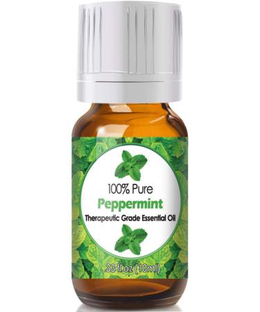 Diffuse Essential Oils 10ml - Peppermint Essential Oil - 0.33 Fluid Ounces Peppermint 0.33 Fl Oz (Pack of 1)