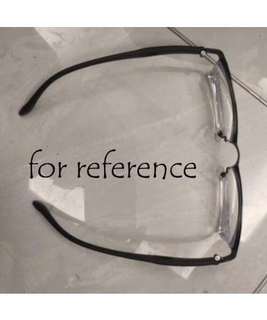 CASOTA Eyeglass Replacement Temples - Durable Plastic Eyeglass Repair Parts Black 1 Pair for Universal Fit - Buy Online on GoSupps.com