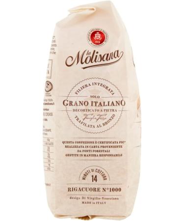  Italian Gourmet E.R. La Molisana Rigacuore N. 1000 Pasta Lenta Lavorazione P tes base de semoule de bl dur Dessin bronze 500 g + Italian Gourmet Pulpa 400 g - Buy Online on GoSupps.com