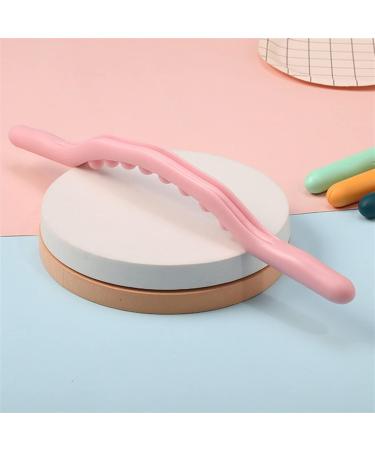 12 Pearl Plastic Scraping Massage Tool - Pink Gua Sha & Acupuncture for Body Relaxation - Buy Online on GoSupps.com