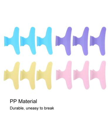 12Pcs Colorful Non-Slip Butterfly Hair Clamps - Hair Claw Accessories - Buy Online on GoSupps.com
