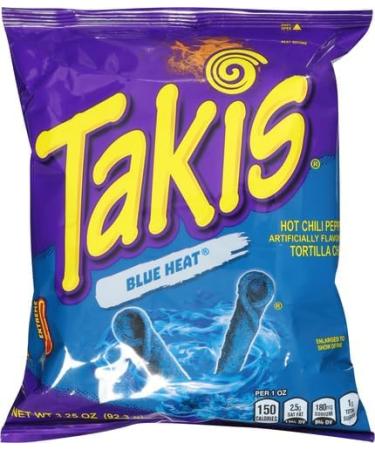 Takis Blue Heat 3.25oz (92.3g) Hot Chilli Pepper Tortilla Chips American USA Import - Buy Online on GoSupps.com