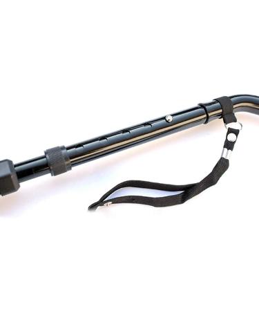 Elderly Crutches Aluminum Alloy Folding Telescopic Crutch Large Curved Elderly Handle to Help Four-Legged Walking Stick Multifunctional Elderly Walking Stickwalking Stick Vision - Buy Online on GoSupps.com