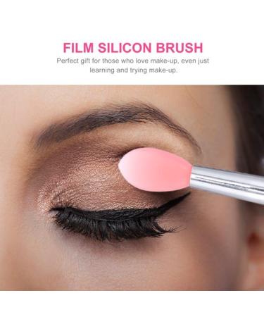 12Pcs Pink White Silicone Mini Lip Brush Set - Reusable Lip Balm & Lipstick Applicators Makeup Brushes for Lip Gloss Scrub & Eyeshadow - Perfect for All Makeup Needs - Buy Online on GoSupps.com