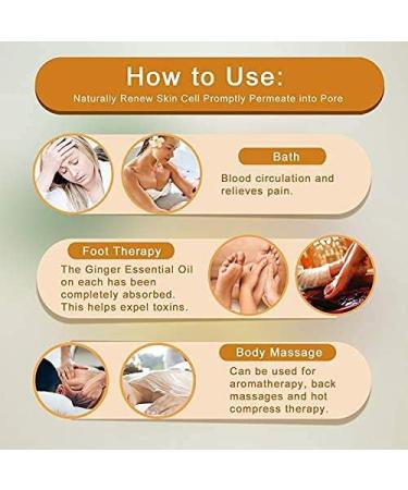 Boost Blood Circulation with Ginger Oil & Plant Engine Oils - 2 Pack for Massage Aromatherapy & Skin Therapy - Buy Online on GoSupps.com