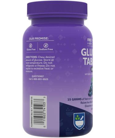 Rite Aid Glucose Tablets Grape 50 Count - Blood Sugar Support - Buy Online on GoSupps.com