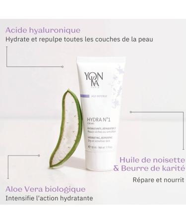  Yonka Yon-Ka Hyaluronic Intense Hydration Plumped Skin - Hydra N 1 Cream 50ml (Hydration Anti-Wrinkle) + Hydra N 1 Mask 50ml (Repairing Regenerating Anti-Aging) - Buy Online on GoSupps.com