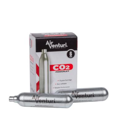 Air Venturi 12-Gram CO2 Cartridges, 6ct