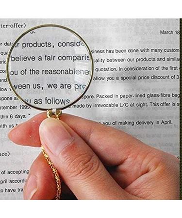 Magnifiers Reading Magnifier Portable Necklace High Magnifying Glass Magnifier Pocket Magnifier Gift Microscope Optical Lenses Protect Vision Without Hurting Eyes Lofty Ambition - Buy Online on GoSupps.com