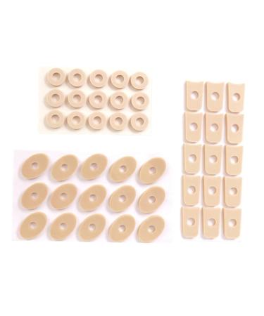 Hoement 3 Pieces Protection Pad Pads Corn Toe Protectors Soft Toe Protectors Feet Pads for Heels Toe Pads Remover Cushions Foot Pad Functional Feet Stickers Eva Foam