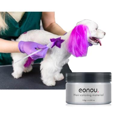 umieo Dog Hair Dye Semi Permanent for All Pet Purple