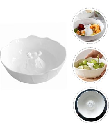 Milisten 1pc Polar Bear Fruit Bowl Large Ceramic Bowl Soup Bowls Large Kitchen Storage Ceramic Fruit Bowl Ceramic Serving Bowl Storage Bowl White Dessert Cereal Bowl Ceramics 3D - Buy Online on GoSupps.com