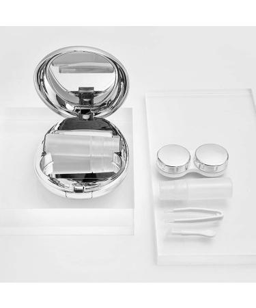 Optometry Lens Container - Portable Contact Lens Box for Girls | Myopia Eye Care | Blue & Silver Options - Buy Online on GoSupps.com