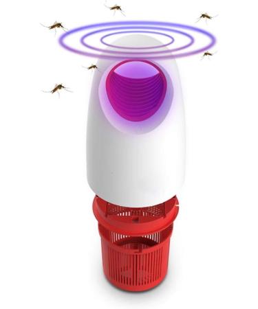 LED USB UV 5W Electronic Photocatalyst Mosquito Killer Lamp Insect Killer with Trap Lamp Photocatalyst Fly Repeller Bug Zapper White - Buy Online on GoSupps.com