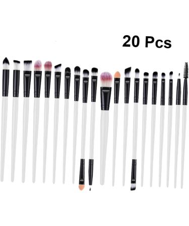 PLAFOPE 20pcs Eye Makeup Eye Liner Brush Portable Makeup Brush Makeup Accessories Kit Para Pesta as 15.50X1.50X1.50CM As Shown - Buy Online on GoSupps.com