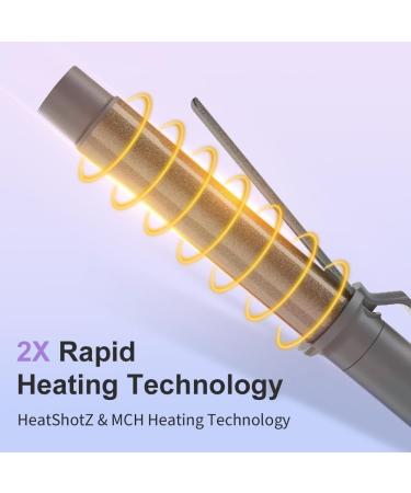 Faszin Hair Curler Newbie 1-Touch Automatic Curling Iron Wand | Professional 32mm Iron with LCD Display & 5 Heat Settings | 360 Rotating for Charming Curls in 12s - Buy Online on GoSupps.com