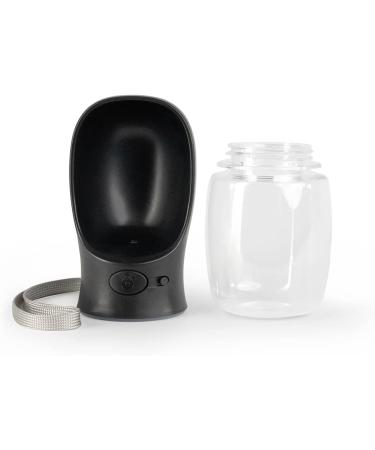 Lionto 350ml Portable Leak-Proof Water Bottle for Dogs On-the-Go Drinking Dispenser Black - Buy Online on GoSupps.com