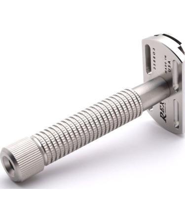Rex Envoy Safety Razor - 100% Stainless Steel 3-Piece Double Edge Handcrafted in the USA | Rex Supply Company - International Shipping Available - Buy Online on GoSupps.com