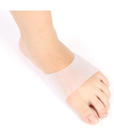 2 Pairs Soft Silicone Gel Arch Support Braces for Plantar Fasciitis - Pain Relief Cushions for Weak Feet - Buy Online on GoSupps.com