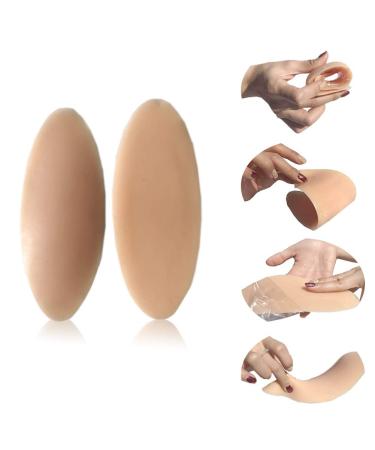 Xiaokeis Calf Pads - Lifelike Silicone Thigh Onlays for Leg Correction | Soft Skin-Friendly Adhesive Fake Muscle Pads - Nude S Size - Buy Online on GoSupps.com