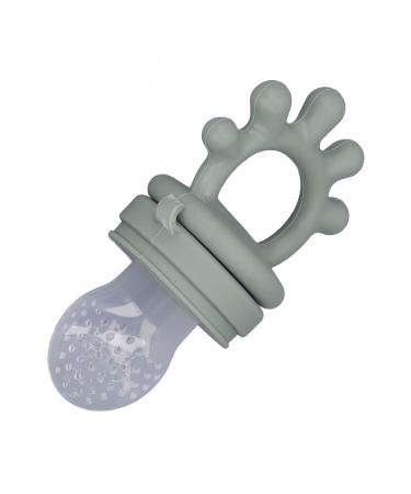 Buy Baby Fruit Feeder - Silicone Washable Teething Toy for Meat | Olive Green - International Shipping Available - Buy Online on GoSupps.com