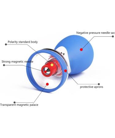 6 Pcs Five Lines of Needle Bipolar Magnet Needle Six Household Cupping Acupuncture Cupping Device Magnetic Therapy - Buy Online on GoSupps.com