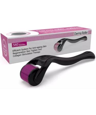 Derma Roller for Skin Beard Derma Roller for Hair Growth & Care Facial Roll Micro needling 0.25mm 0.5mm 1mm 1.5mm 540 Titanium Micro Needles for Facial Body & Hair Growth For Men & Women (0.25mm) - Buy Online on GoSupps.com