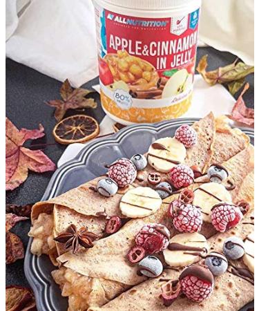 All-Nutrition Jelly Fruits - Low-Calorie High-Protein Apple & Cinnamon Dessert - 1000g Pack - Buy Online on GoSupps.com