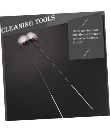 Ipetboom 12pcs Ear Cleaning Tools Professional Ear Wax Removal Accessories Handles and Goose Non-Slip Design Safe - Buy Online on GoSupps.com