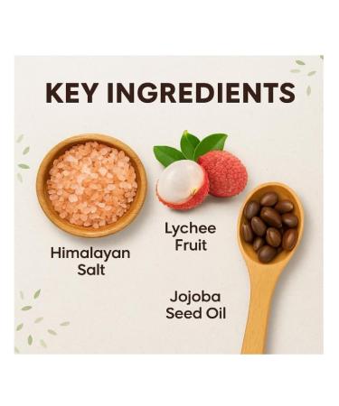 Hydrating Himalayan Salt Body & Facial Scrub Deep-Cleansing Exfoliator That Moisturizes & Softens Skin Gentle Natural Grains for Clear Smooth Skin (All Skin Types) 8 oz - Buy Online on GoSupps.com
