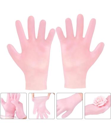 Healeved 1 Pair Whitening Moisturizing Gloves Dry Skin Gloves White Gloves Men Heel Moisturizing Gloves Cotton Gloves Mini Bottle Portable Lotion Dry Rough Skin Glove Sebs Soft Pink - Buy Online on GoSupps.com