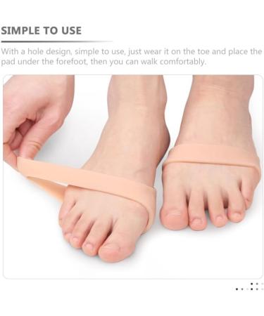 FOMIYES Forefoot Pads - 2 Pairs Gel Cushions for Men & Women High Heels - Comfort Insoles for All Shoes - Buy Online on GoSupps.com