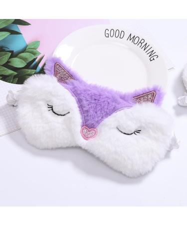 Plush Fox Eye Mask - Cloud Sheep Dream Eye Cover | Travel Eye Patch & Blindfold for Relaxation - Buy Online on GoSupps.com