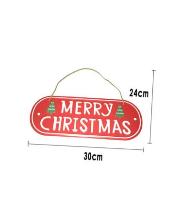 FUNOMOCYA Ornament Emblems Christmas Hanging Plaque Christmas Door Signs Decorations Decorative Items Window - Buy Online on GoSupps.com