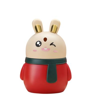 Luofeng automatic press type toothpick box toothpick holder cute rabbit household toothpick container pp material for restaurant red