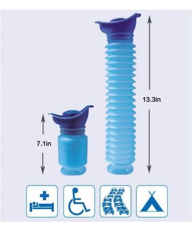 Portable Emergency Urinal for Men and Women - Reusable Outdoor Pee Bottle for Camping, Travel, and Traffic Jams - Buy Online on GoSupps.com