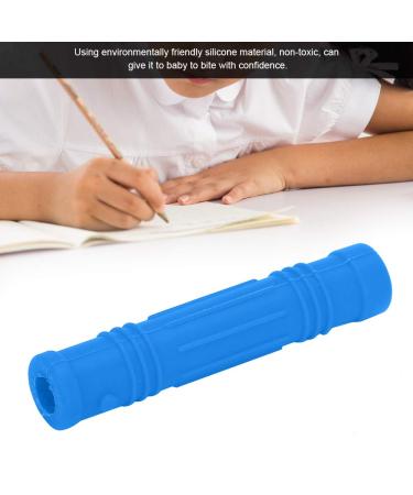 Silicone Toother Pencil Topper - Flexible Caustic Cap for Kids | Ideal Sensory Chew Cap (#2) - Buy Online on GoSupps.com