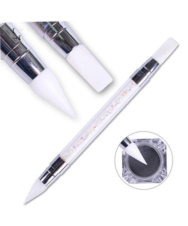 Dual-Ended Nail Art Pen - Silicone Head Dotting Tool for DIY Manicure & Nail Care | International Shipping - Buy Online on GoSupps.com