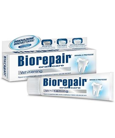 Biorepair Whitening Toothpaste with microRepair 2.5oz Tubes (Pack of 2) - Italian Import - Buy Online on GoSupps.com