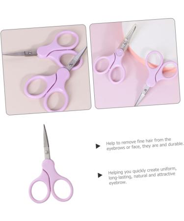 NOLITOY Mustache Trimmer & Eyebrow Scissors - Stainless Steel Beauty Shears for Precision Grooming | Small Metal Scissors for Men & Women - Buy Online on GoSupps.com