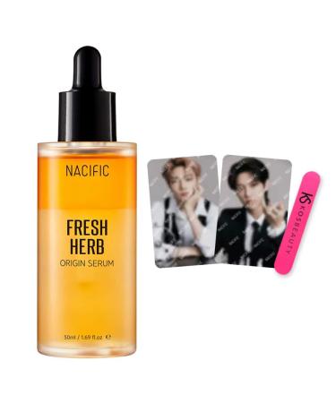 Nacific x Stray Kids Fresh Herb Origin Serum With 2 pcs Photocards (random) by KOSBEAUTY