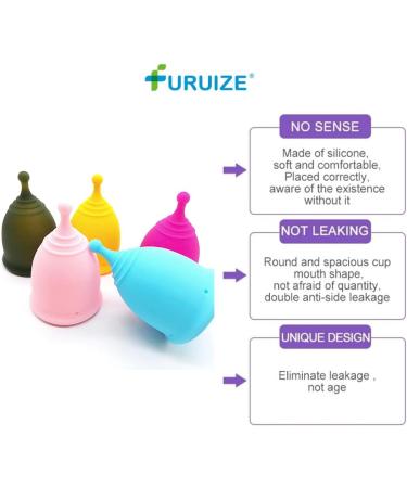 Furuize Sporti Menstrual Cup & Sterilization Cup | 100% Medical Soft Silicone | Prevent Infections & Strengthen Pelvic Floor - Buy Online on GoSupps.com