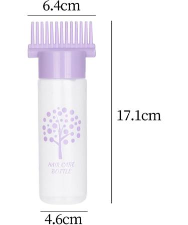 Roots Comb Bottle180ml Hair Dye Brush for Hair Roots Comb Color Violet - Buy Online on GoSupps.com