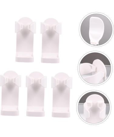 Minkissy 15 Pcs White Plastic Razor Holder & Clothes Rack - Versatile Wall Storage for Old Customers - Buy Online on GoSupps.com