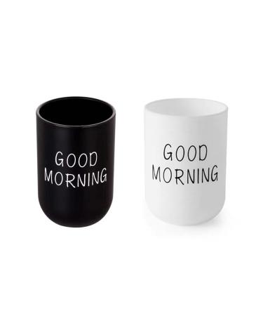 2 pieces of toothbrush cups bathroom cup washing tooth cleaning cups mouthwash cup toothbrush cup for bathroom oral cup plastic bathroom cup for adults adolescents and children.