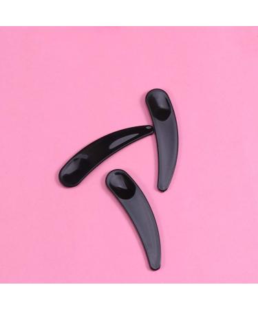 FRCOLOR 100Pcs Mini Disposable Makeup Spatulas - Facial Cream Spoon Cosmetic Plastic Scoops (Black) - Buy Online on GoSupps.com