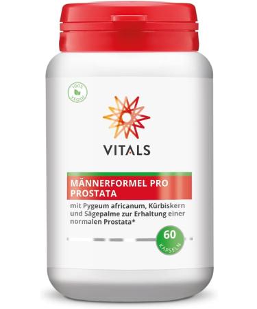 Vitals Men's Prostate Formula - 60 Capsules with Pygeum Pumpkin Seeds & Saw Palmetto | Optimal Support for Prostate Health - Buy Online on GoSupps.com