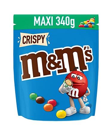 G n rique M&MS Crispy - Crispy Chocolate - 340g - Sweet Sweetness for Foodies - Pack of 3