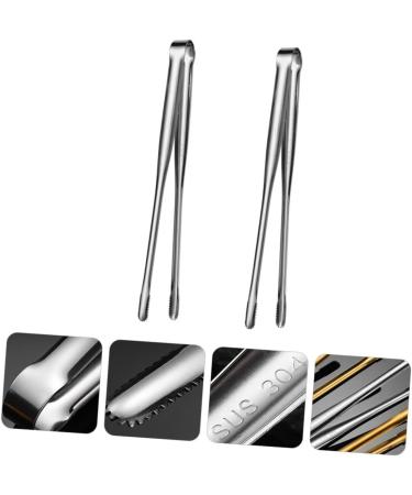 Alipis 6 Pcs Barbecue Tongs Tweezers Japanese Candy Outdoor Cookware Sugar Kitchen Clamp Pliers Portable 19X2X2CMx3pcs Silverx3pcs - Buy Online on GoSupps.com